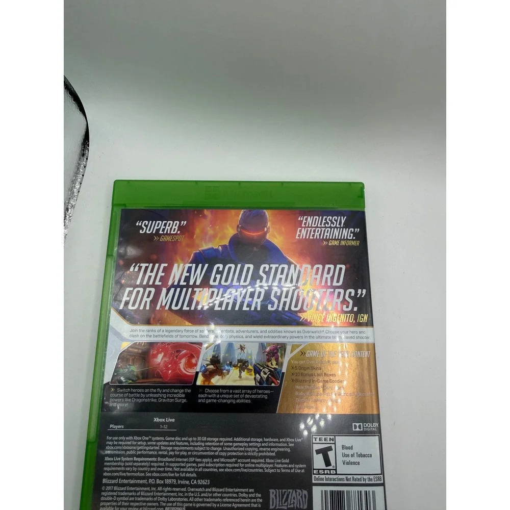 Overwatch Game of the Year Edition Xbox One Blizzard Entertainment Video Game‎